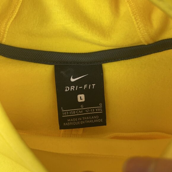 Nike Venezia Fc  Kids Hoodie Size L 12-13 YO Yellow Maglia Sweater  Soccer Club - Picture 8 of 14